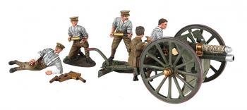 1914 British 13 Pound Gun RHA with Five Man Crew--seven piece set--Limited Edition of 500 Sets 1914 British 13 Pound Gun RHA with Five Man Crew--seven piece set--Limited Edition of 500 Sets #31683