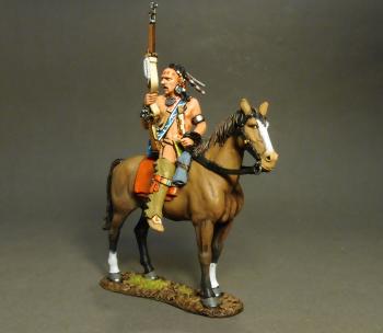 Image of Mounted Woodland Indian (B), The Raid on St. Francis--single mounted figure