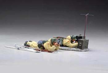 Fallschirmjager Radio Set--two figures, skis, poles, and accessories--RETIRED -- LAST ONE! Fallschirmjager Radio Set--two figures, skis, poles, and accessories--RETIRED -- LAST ONE! #31710