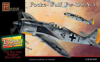 Focke-Wulf Fw-190 A-3--1:48th scale unassembled E-Z Snapz model plane--AWAITING RESTOCK. Focke-Wulf Fw-190 A-3--1:48th scale unassembled E-Z Snapz model plane--AWAITING RESTOCK. #31888
