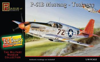 P-51B Mustang--Tuskegee--1:48th scale unassembled E-Z Snapz model plane--AWAITING RESTOCK. P-51B Mustang--Tuskegee--1:48th scale unassembled E-Z Snapz model plane--AWAITING RESTOCK. #31891