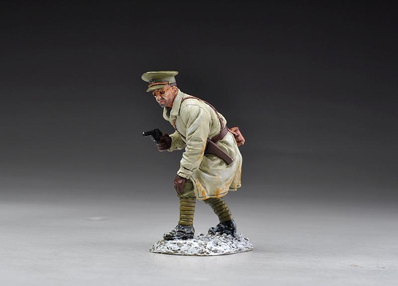 British Officer in Trench coat with pistol (Winter 1914/1919)--single figure--RETIRED--LAST TWO!! #1