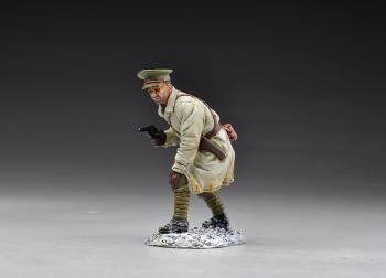 British Officer in Trench coat with pistol (Winter 1914/1919)--single figure--RETIRED--LAST TWO!! #0