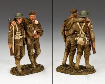 Walking Wounded--two British Tommy figures on single base--RETIRED--LAST ONE!! Walking Wounded--two British Tommy figures on single base--RETIRED--LAST ONE!! #32043