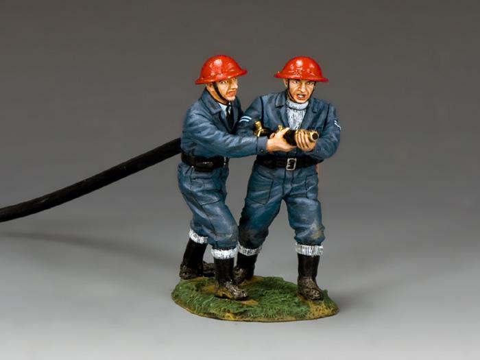 Fighting the Blaze--two figures on single base--RETIRED. #1