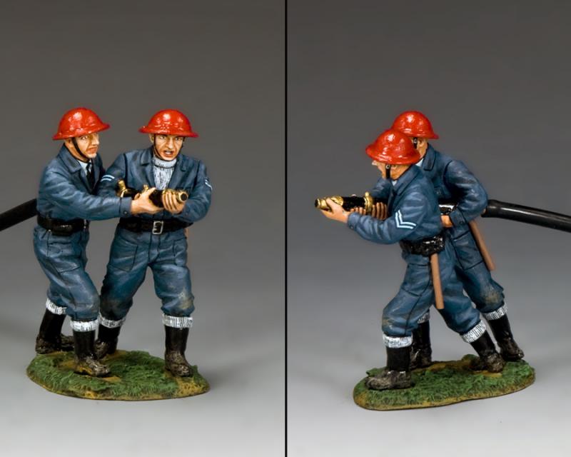 Fighting the Blaze--two figures on single base--RETIRED. #2