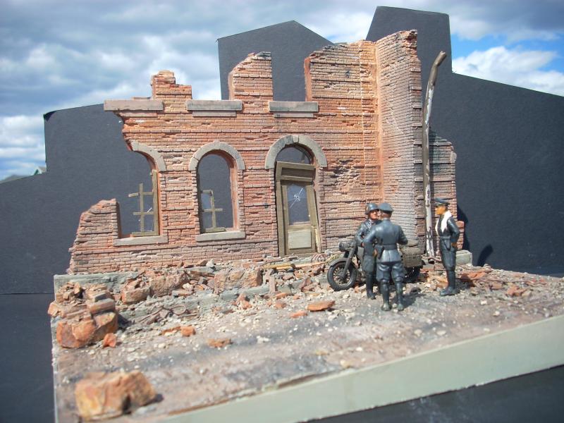 model diorama building