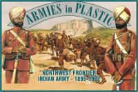 Indian Army, Northwest Frontier, 1895-1902--20 figures in 10 poses--Medium Khaki Brown #1