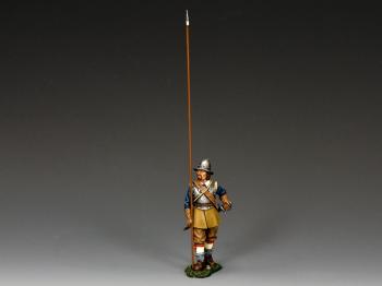 Advancing Pikeman (Royalist)--single figure--RETIRED. Advancing Pikeman (Royalist)--single figure--RETIRED. #32255