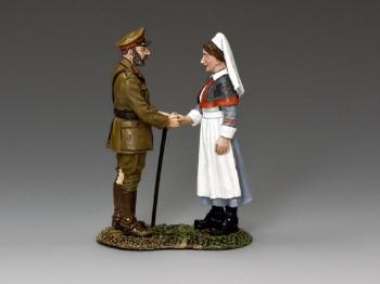 The Royal Hospital Visit--two figures on single base (King George V and ward sister)--RETIRED. The Royal Hospital Visit--two figures on single base (King George V and ward sister)--RETIRED. #32283