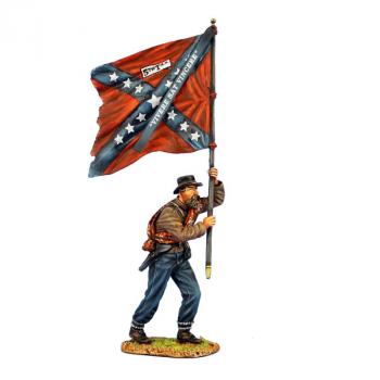 Image of Confederate Standard Bearer, 5th Texas--single figure