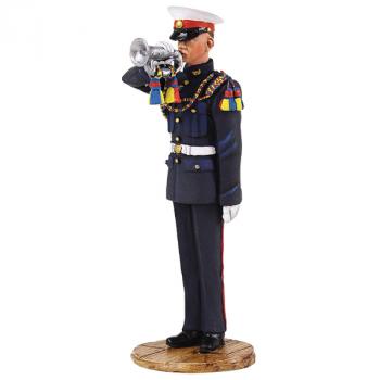 Image of British Royal Marine Bugler, 1959--single figure