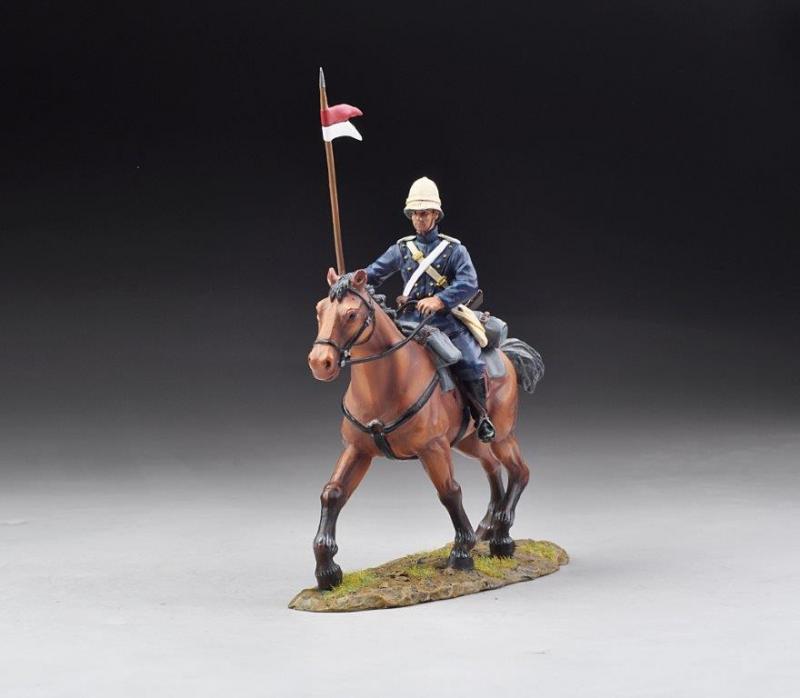 17th Lancers Trooper with Lance--single mounted figure #1
