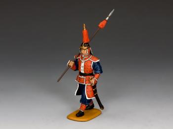 Image of Marching Imperial Chinese Guard with Spear--single figure--RETIRED--LAST ONE!!