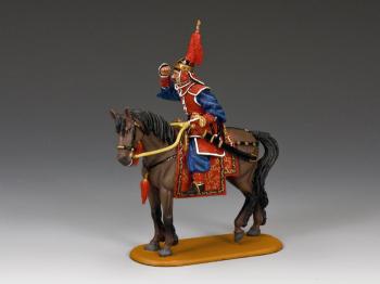 Image of Mounted Imperial Chinese Guard Officer--single mounted figure--RETIRED.