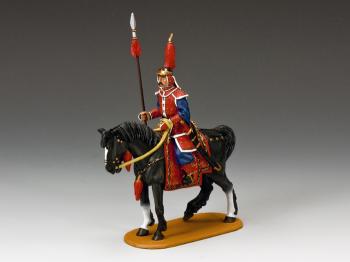 Image of Mounted Imperial Chinese Lancer--single mounted figure--RETIRED.