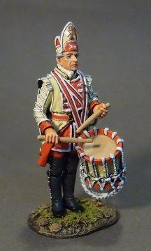Drummer, 22nd Regiment of Foot, Louisbourg Grenadiers, Battle of the Plains of Abraham, 13th September 1759--single figure #1