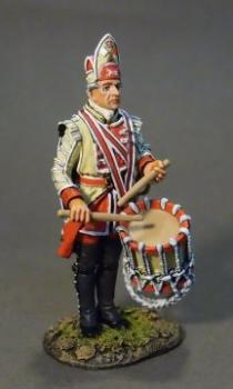 Drummer, 22nd Regiment of Foot, Louisbourg Grenadiers, Battle of the Plains of Abraham, 13th September 1759--single figure #0
