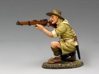 Image of Aussie Kneeling Firing--single figure--RETIRED.