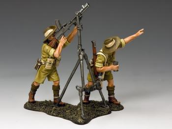 Image of Aussie Anti-Aircraft Bren Gun Team--two figures and Bren Gun--RETIRED - ONE AVAILABLE! 