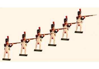 French Grenadiers of the Guard Standing Firing Painted--six figures--Special Order:  Takes 2 to 3 months. French Grenadiers of the Guard Standing Firing Painted--six figures--Special Order:  Takes 2 to 3 months. #32798