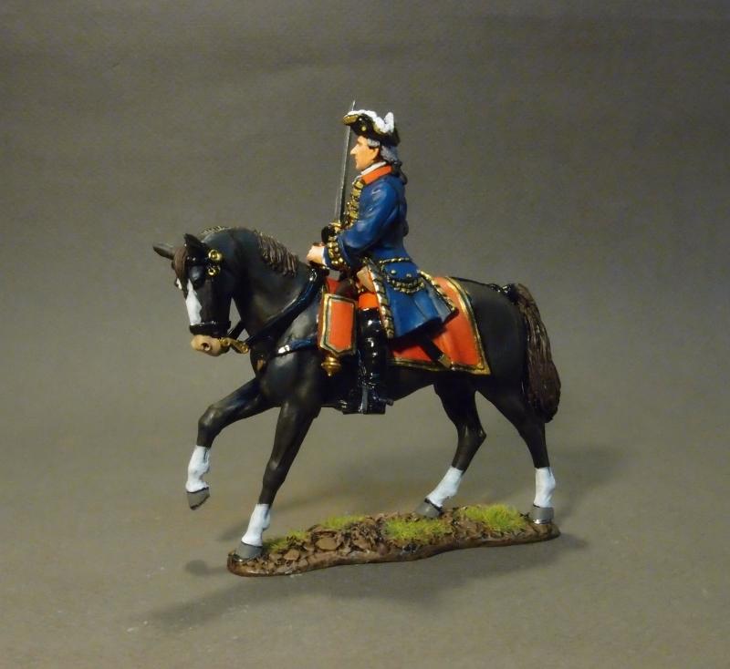 Ltn. Col. Étienne-Guillaume de Senezergues, Regiment de La Sarre--single mounted figure--RETIRED--LAST THREE!! #1