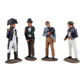 Image of Pressed For Service--British Royal Navy Press Gang, 1805-1815--four figures