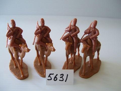 Anglo-Egyptian Camel Corps, Egypt & Sudan 1885, Khaki Dress--4 men mounted (Add-On Set) #1