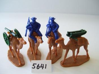 2 Men Mounted & 2 camels with screw gun--2 Men Mounted & 2 camels with screw gun 2 Men Mounted & 2 camels with screw gun--2 Men Mounted & 2 camels with screw gun #33092
