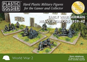 15mm Early War German Heavy Weapons (MGs, Pak, 75mm, etc.)--AWAITING RESTOCK. #0