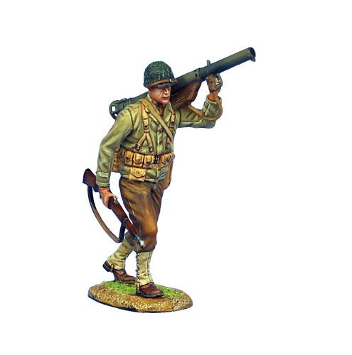 US 4th ID Private with Bazooka and M1 Garand--Normandy 1944--single figure #1