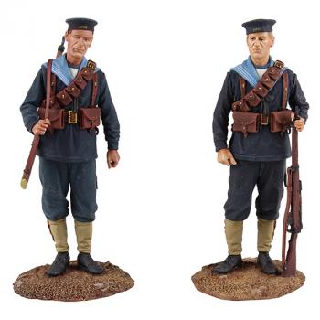 LANGLEY MODELS the BOYS of the old BRIGADE Royal Navy Landing Party Blue Jackets 