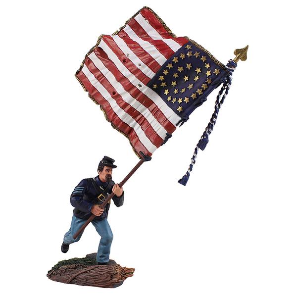 Federal 20th Maine Flagbearer, National Color--single figure #1