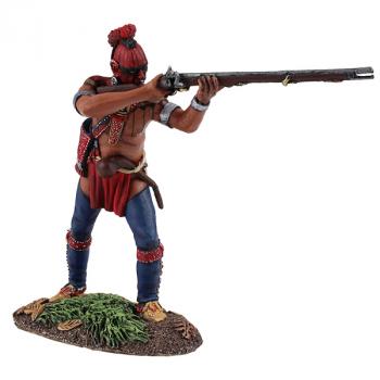 Image of Eastern Woodland Indian Standing Firing No.1--single figure