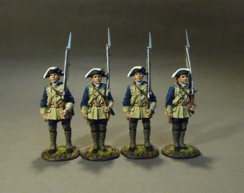 Four Line Infantry At Attention, Set #2,  The South Carolina Provincial Regiment (The Buffs), The Raid on St. Francis, 1759--four figures--RETIRED--LAST TWO!! Four Line Infantry At Attention, Set #2,  The South Carolina Provincial Regiment (The Buffs), The Raid on St. Francis, 1759--four figures--RETIRED--LAST TWO!! #33494