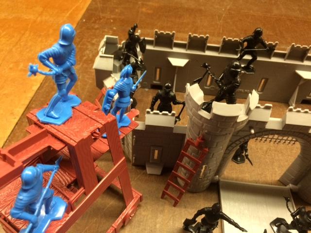 Knights of Old Playset - Includes MPC Castle & Marx Knights -1 left! #4