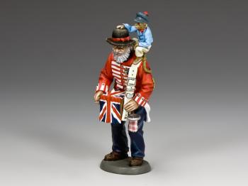 The Old Organ Grinder & His Monkey--single figure--RETIRED. The Old Organ Grinder & His Monkey--single figure--RETIRED. #33724
