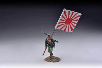 Japanese Running Flag Bearer (green uniform and Rising Sun flag)—single figure--RETIRED--LAST ONE!! Japanese Running Flag Bearer (green uniform and Rising Sun flag)—single figure--RETIRED--LAST ONE!! #33772
