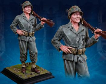 Iwo Jima Marine--single 1/6th Scale Statue Hand Painted Limited Edition (Acrylic case not included)--RETIRED--LAST ONE!! #0