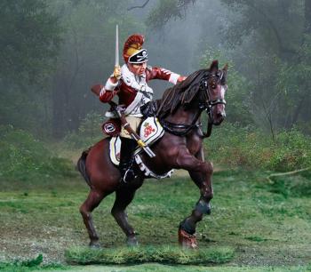 British 17th Dragoons Rearing Slashing--single mounted figure--RETIRED--LAST ONE!! British 17th Dragoons Rearing Slashing--single mounted figure--RETIRED--LAST ONE!! #33914