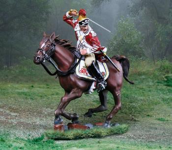 British 17th Dragoons Turning Slashing--single mounted figure--RETIRED--LAST ONE!! British 17th Dragoons Turning Slashing--single mounted figure--RETIRED--LAST ONE!! #33915