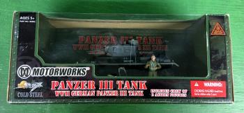 Image of The Ultimate Soldier/Motorworks Panzer III Tank, WWII German Tank--tank & two figures--RETIRED. ONE AVAILABLE! 