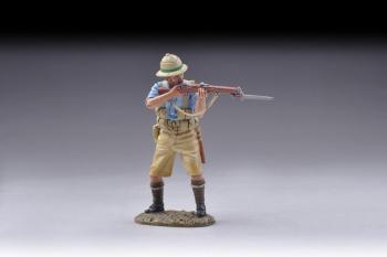 British Standing rifleman wearing cut off trousers and small backpack (blue/grey shirt)--single figure--RETIRED--LAST TWO!! #0