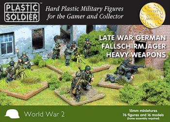 15mm German Falschirmjaeger Heavy Weapons (BLACK BOX)--72 models and 16 models--AWAITING RESTOCK. 15mm German Falschirmjaeger Heavy Weapons (BLACK BOX)--72 models and 16 models--AWAITING RESTOCK. #34267