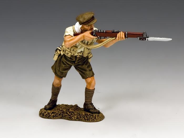 Advancing ANZAC Rifleman (off-white shirt)--single figure--RETIRED. #1