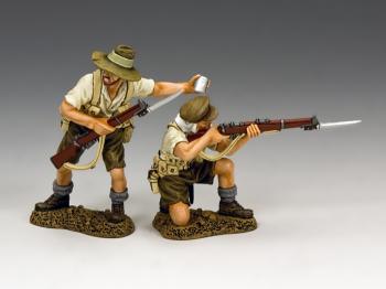 Covering Fire (off-white army shirt)--two figures--RETIRED. Covering Fire (off-white army shirt)--two figures--RETIRED. #34376