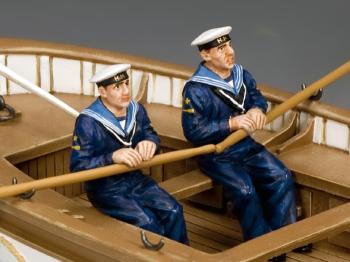 Royal Navy Oarsmen Rowing--two figures--RETIRED. Royal Navy Oarsmen Rowing--two figures--RETIRED. #34456