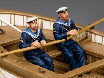 Royal Navy Oarsmen Rowing (bearded)--two figures--RETIRED. Royal Navy Oarsmen Rowing (bearded)--two figures--RETIRED. #34457