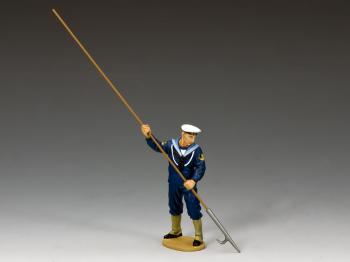 Royal Navy Sailor with Boathook--single figure--RETIRED. Royal Navy Sailor with Boathook--single figure--RETIRED. #34461