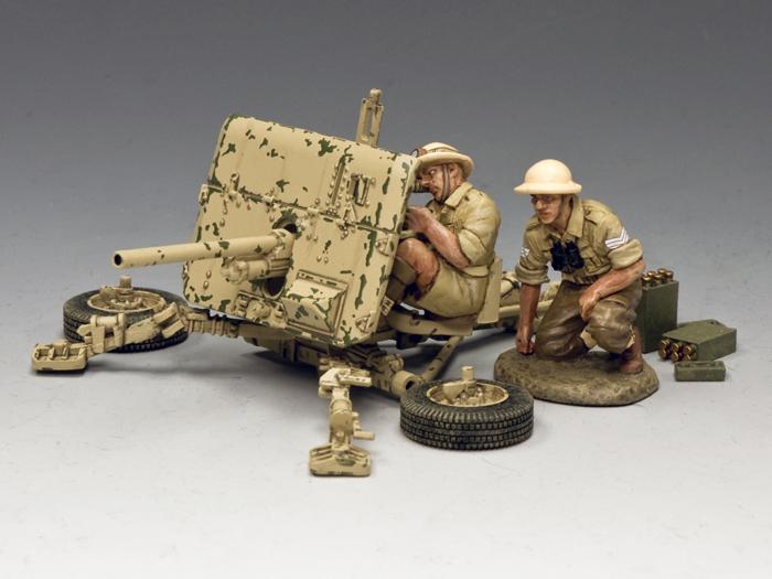 2-Pounder Anti Tank Gun (Australian)--cannon, two crew, and accessories--RETIRED. #1